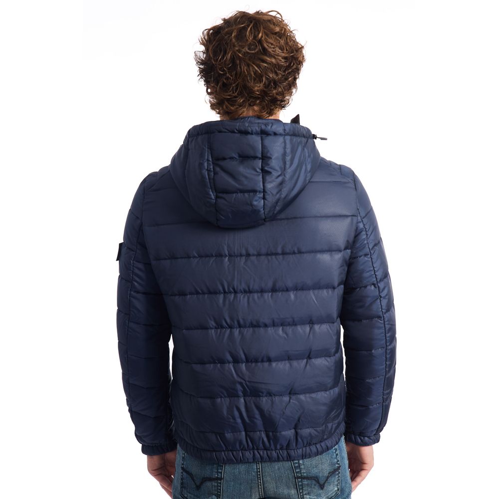Baldinini Trend Blå Polyester Herrejakke