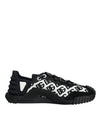 Dolce & Gabbana Sorte Logo Snøresko Low Top NS1 Sneakers