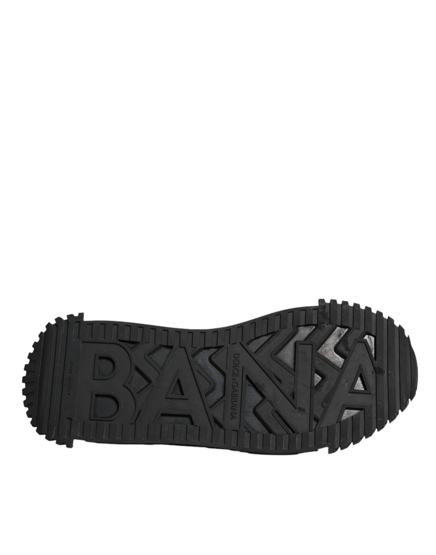 Dolce & Gabbana Sorte Logo Snøresko Low Top NS1 Sneakers