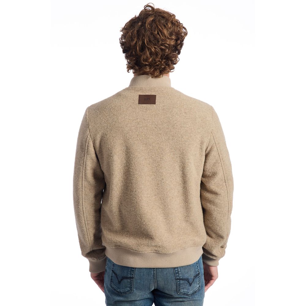 Roberto Pepe Luksus Beige Uld Herrejakke
