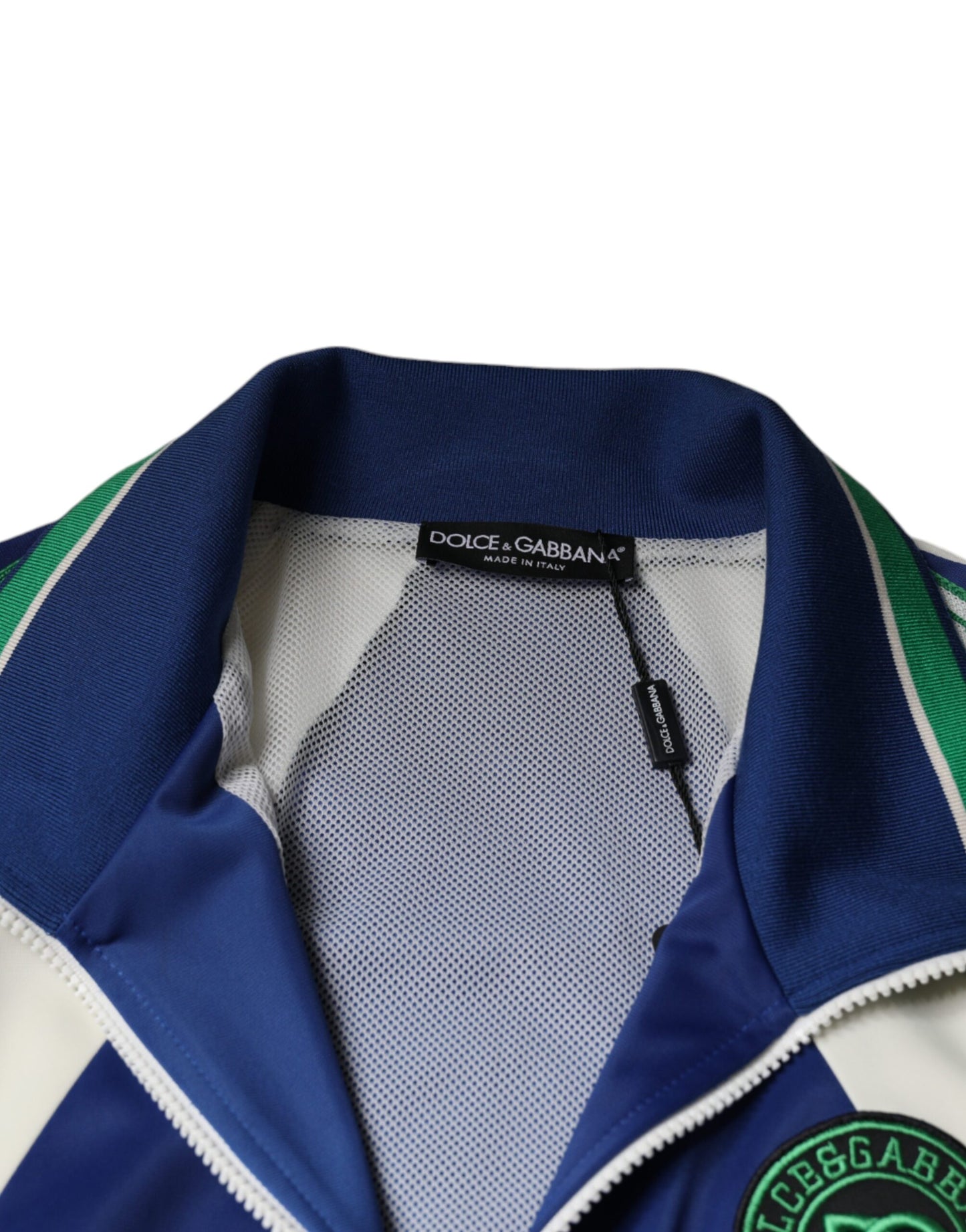 Dolce & Gabbana Flerfarvet Polyester Bomberjakke med Lynlås