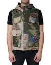 Dolce & Gabbana Flerfarvet Patchwork Hættetrøje