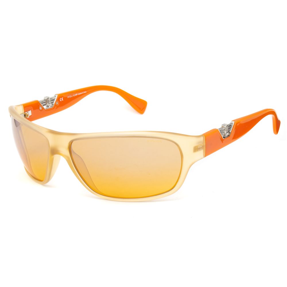 Politi Orange Injicerede Solbriller