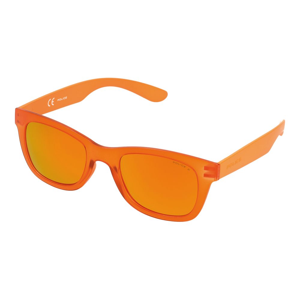 Politi Orange Injicerede Solbriller