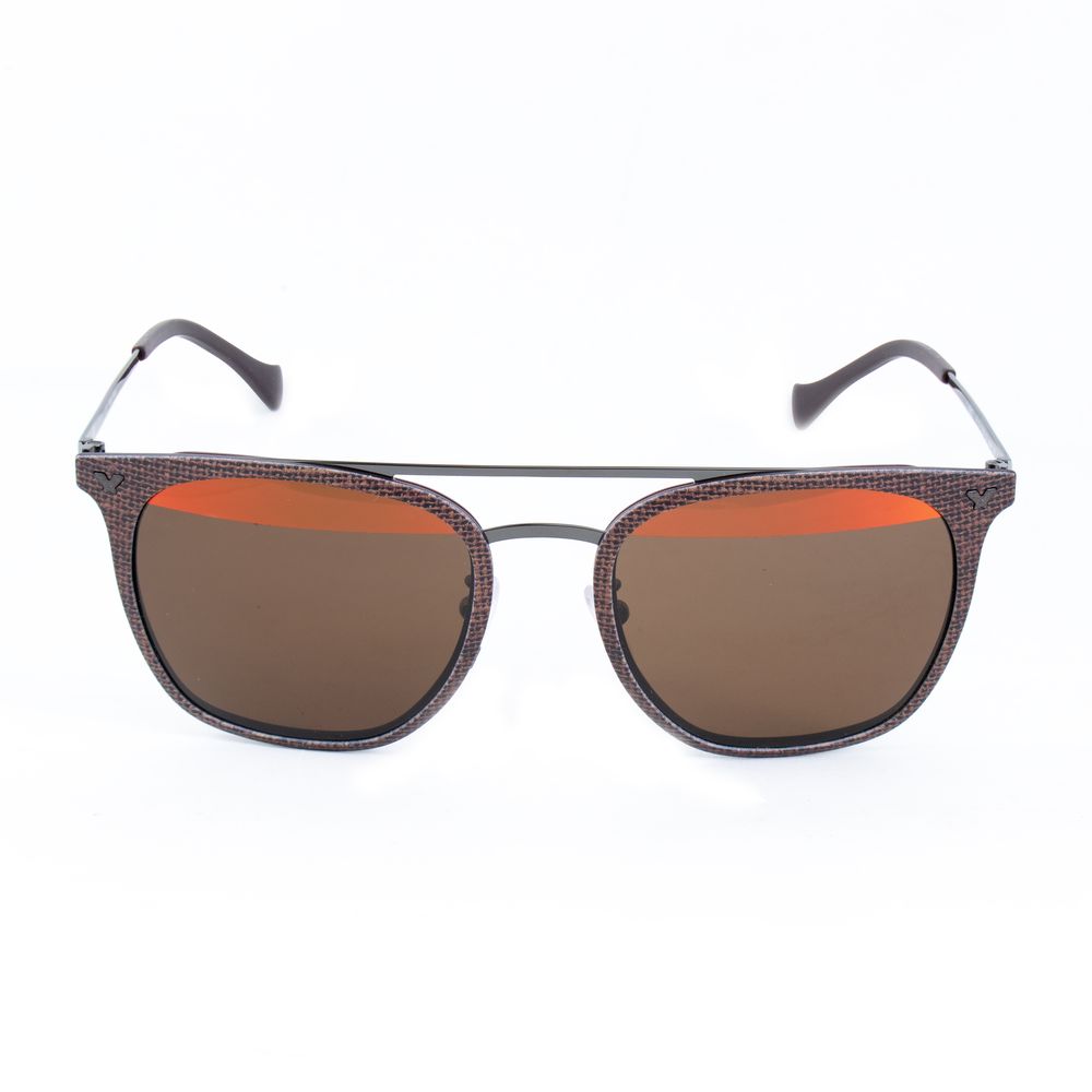 Politi Brune Metal Solbriller