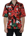 Dolce & Gabbana Flerfarvet Anemone Button Down Casual Skjorte