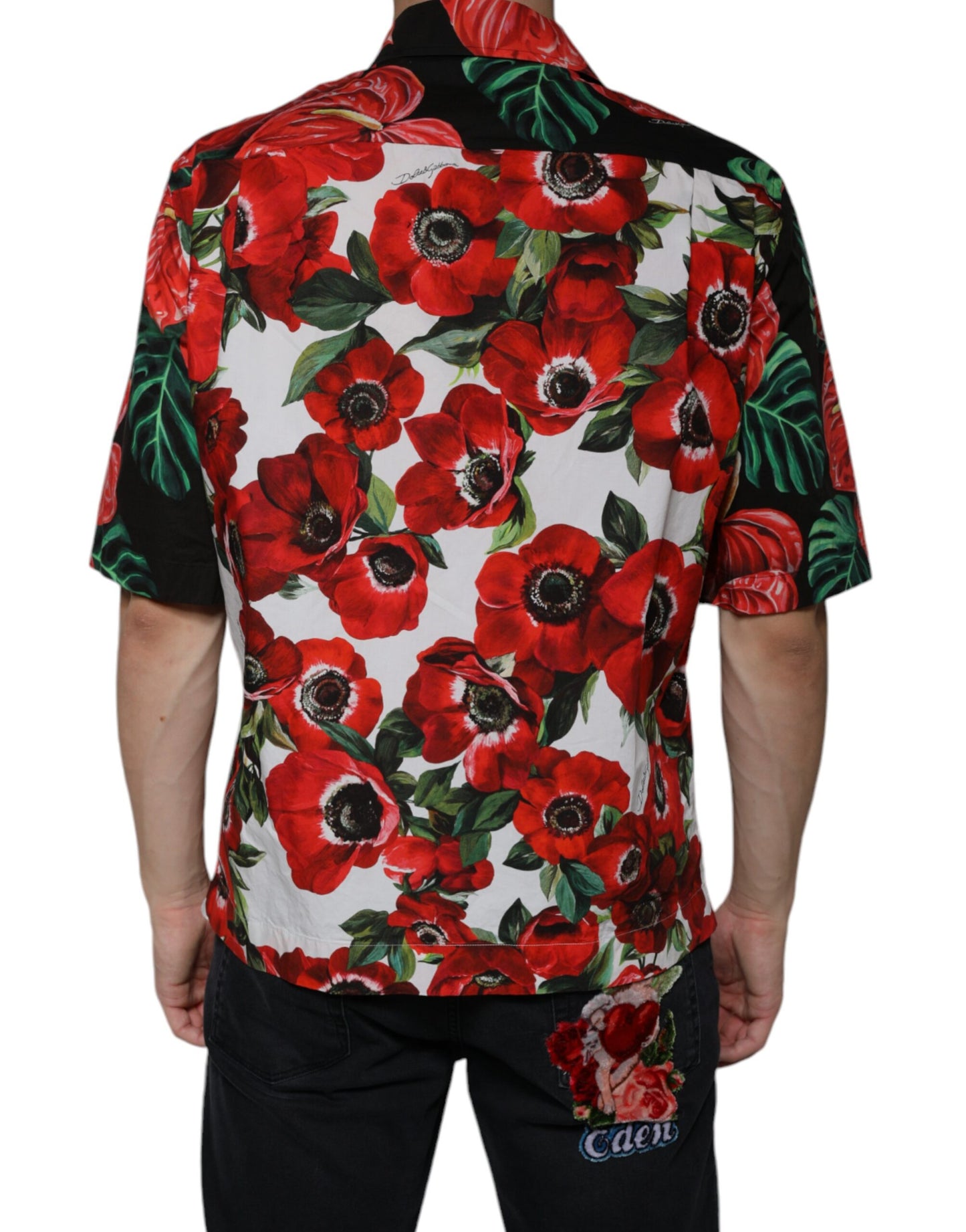 Dolce & Gabbana Flerfarvet Anemone Button Down Casual Skjorte
