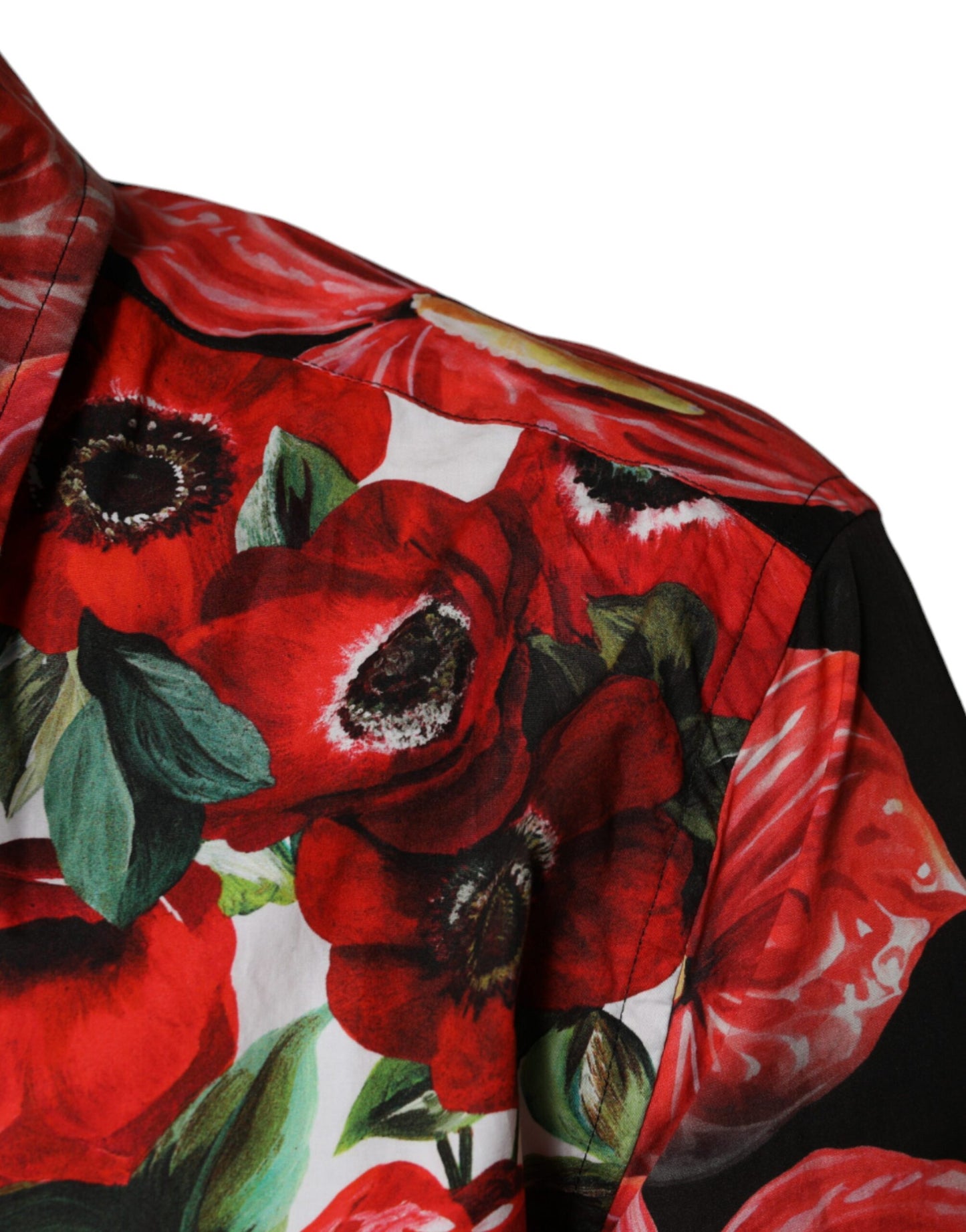 Dolce & Gabbana Flerfarvet Anemone Button Down Casual Skjorte