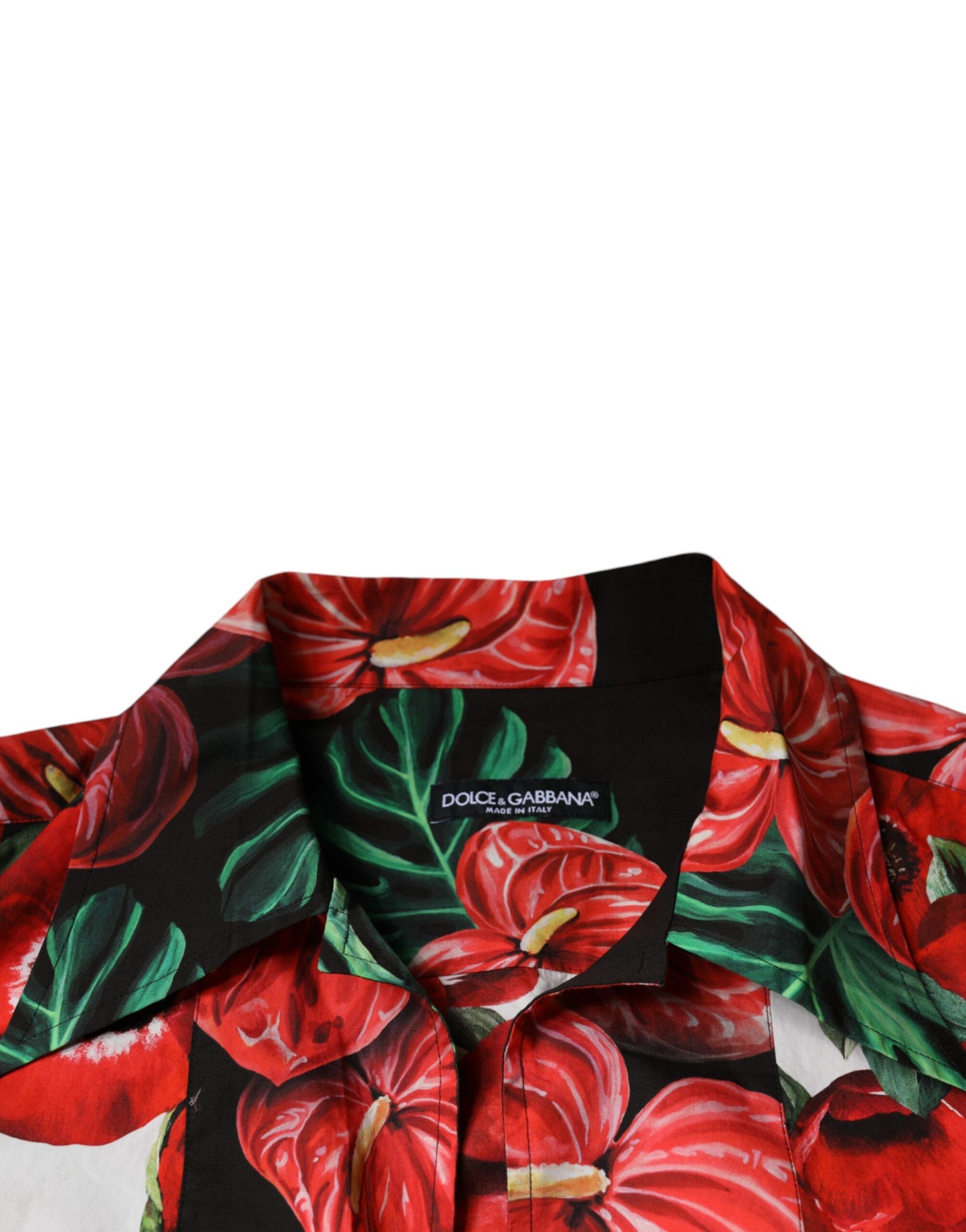 Dolce & Gabbana Flerfarvet Anemone Button Down Casual Skjorte