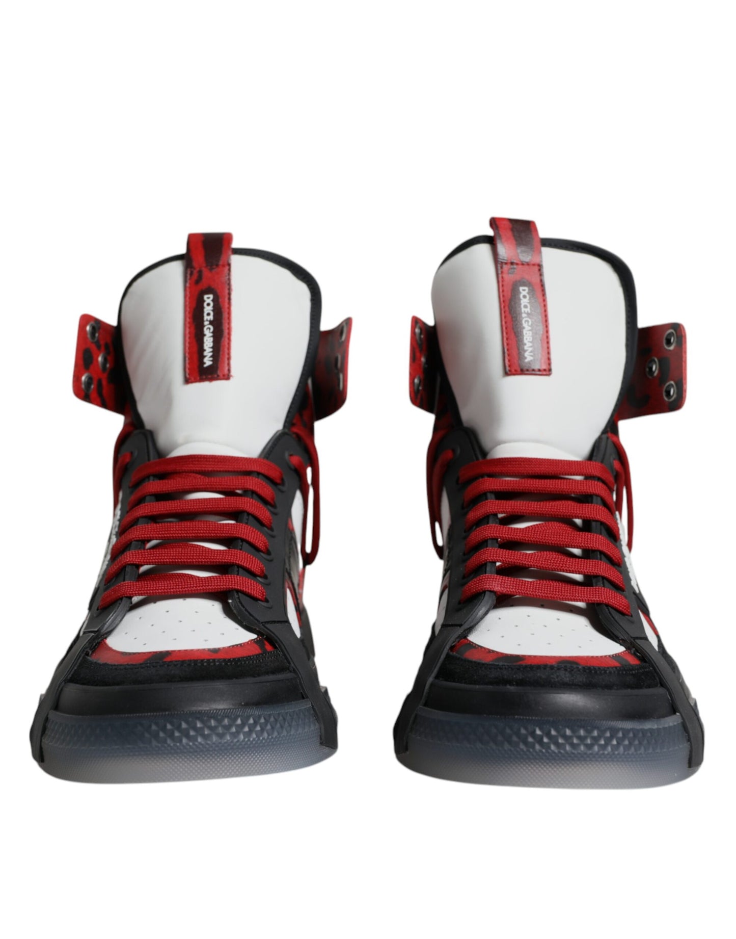 Dolce & Gabbana Flerfarvede Læder High Top Sneakers Sko