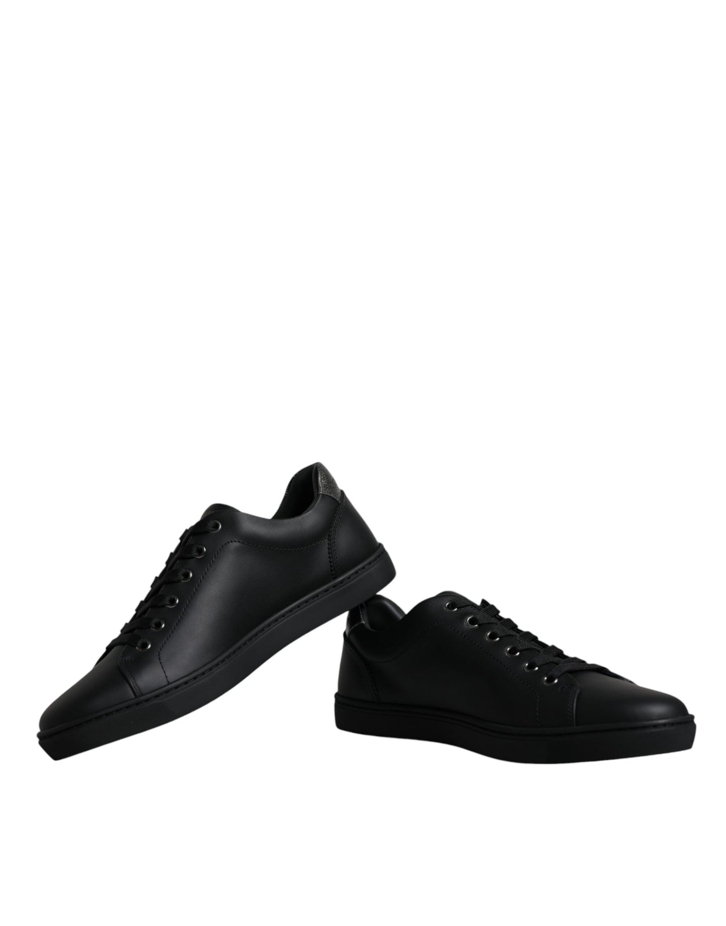 Dolce & Gabbana Sorte London Sacred Heart Herre Sneakers Sko