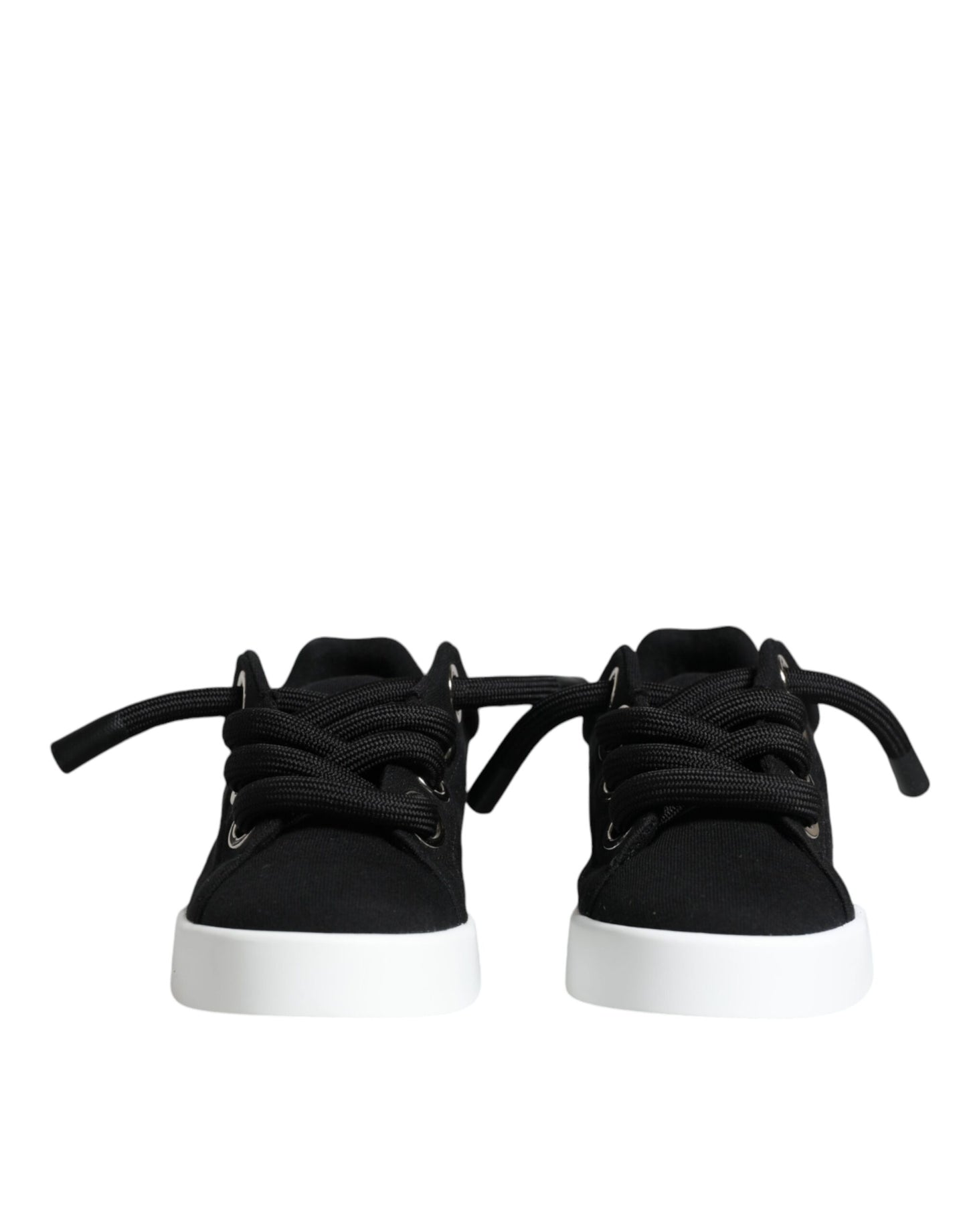 Dolce & Gabbana Sorte Portofino Lave Sneakers Sko