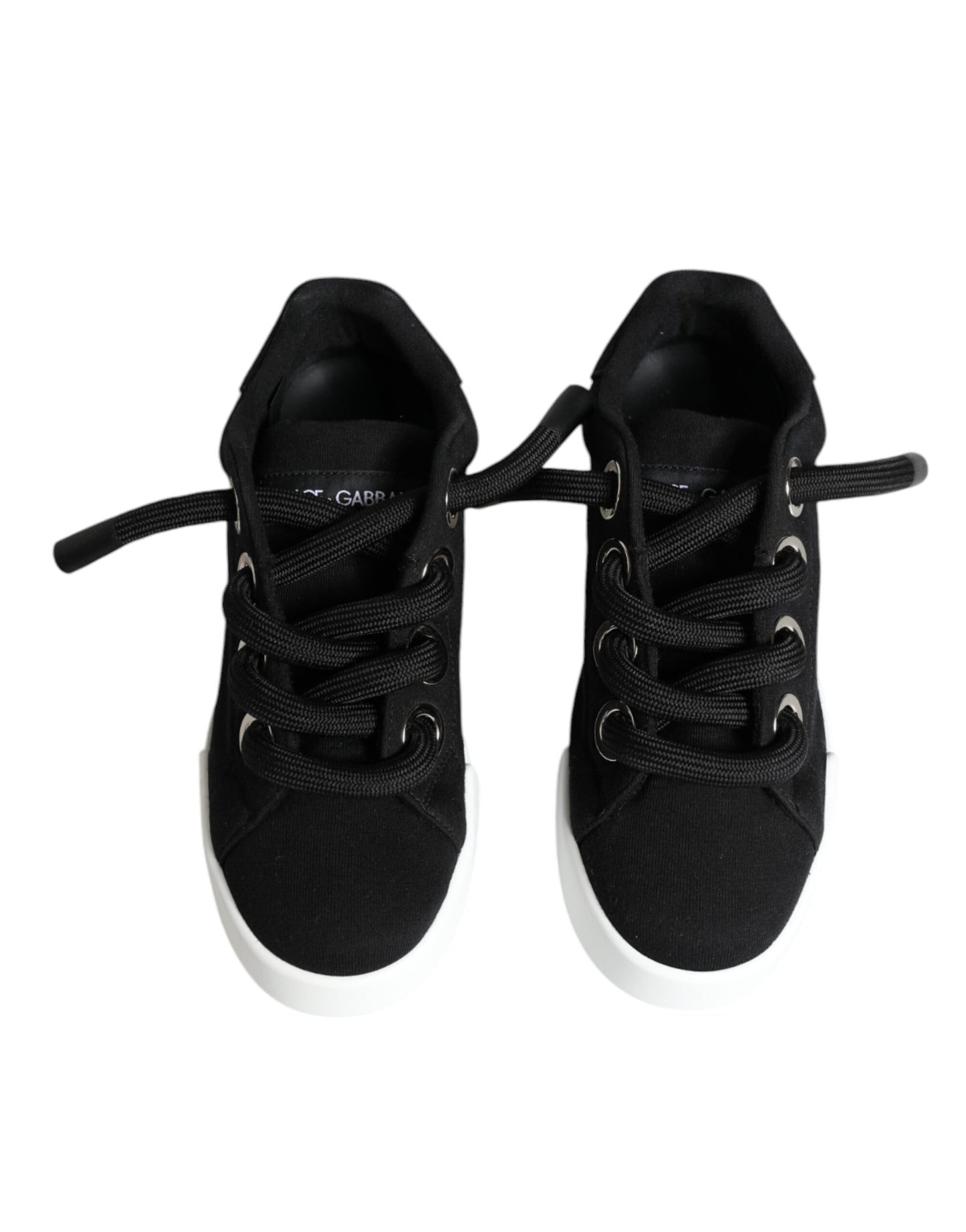 Dolce & Gabbana Sorte Portofino Lave Sneakers Sko