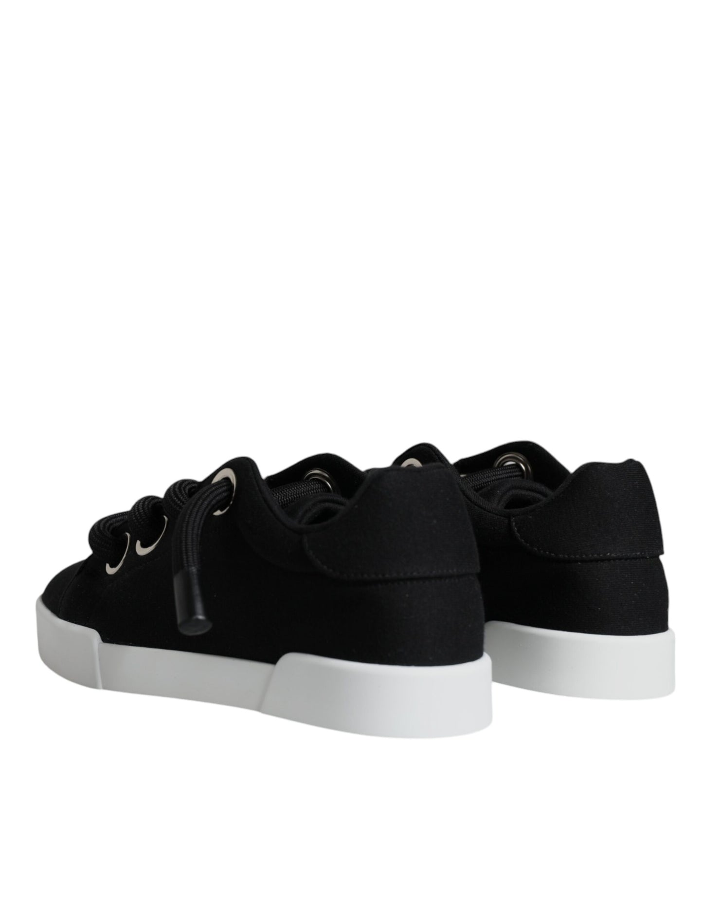 Dolce & Gabbana Sorte Portofino Lave Sneakers Sko
