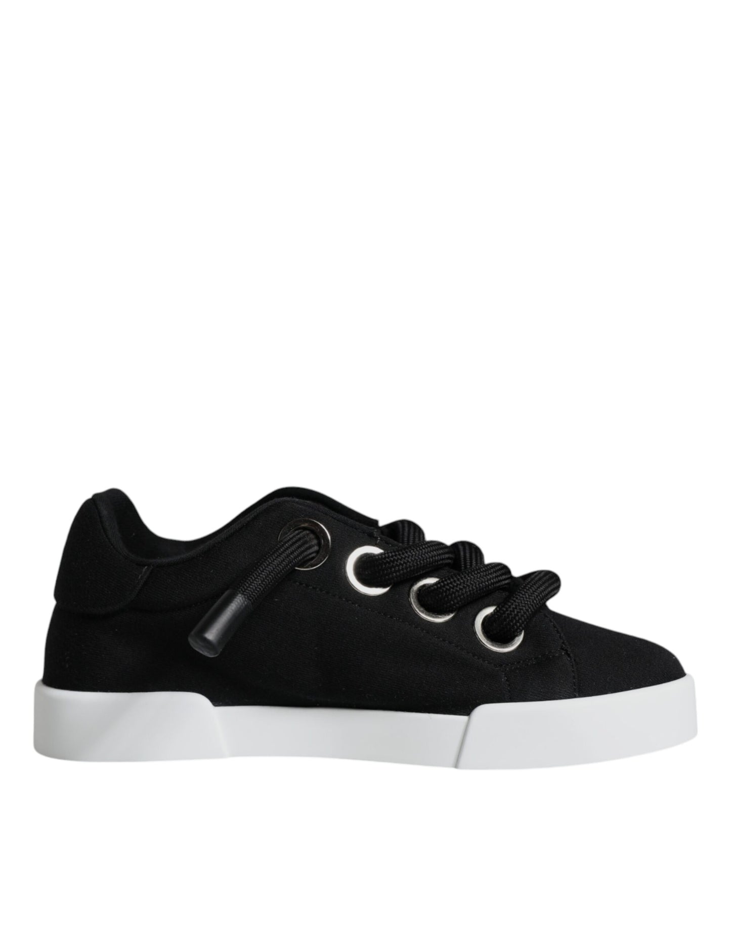 Dolce & Gabbana Sorte Portofino Lave Sneakers Sko