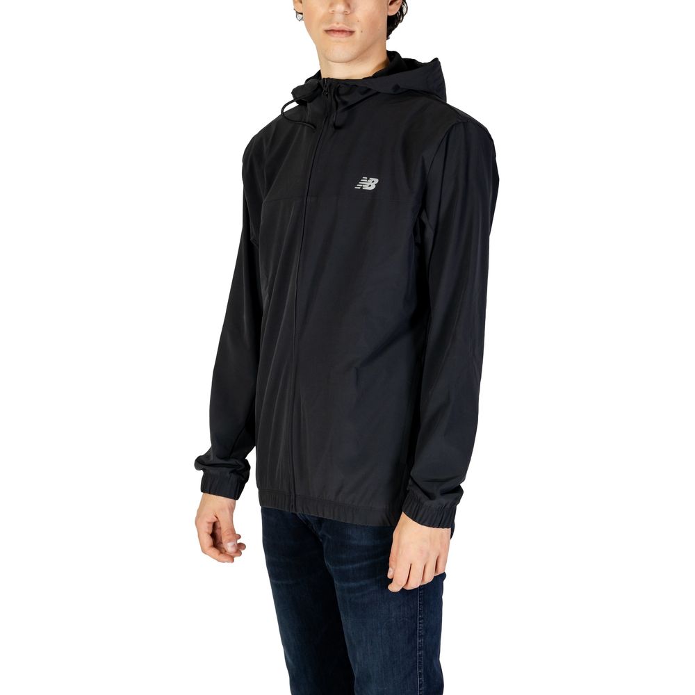 New Balance Sort Genbrugt Polyester Jakke