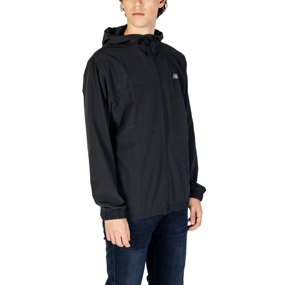New Balance Sort Genbrugt Polyester Jakke
