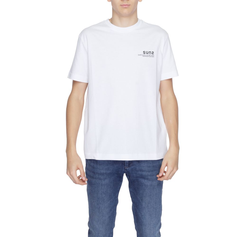 Hvid bomulds-T-shirt fra Suns