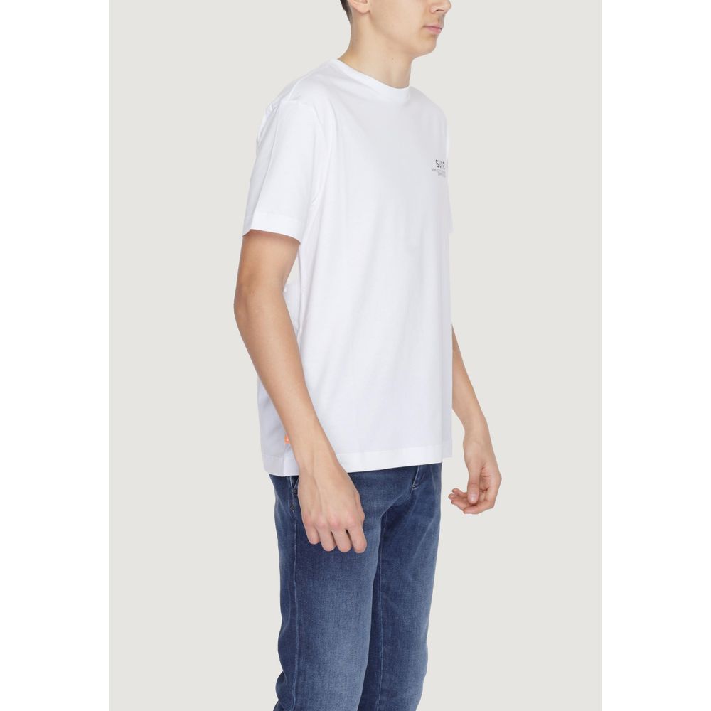 Hvid bomulds-T-shirt fra Suns