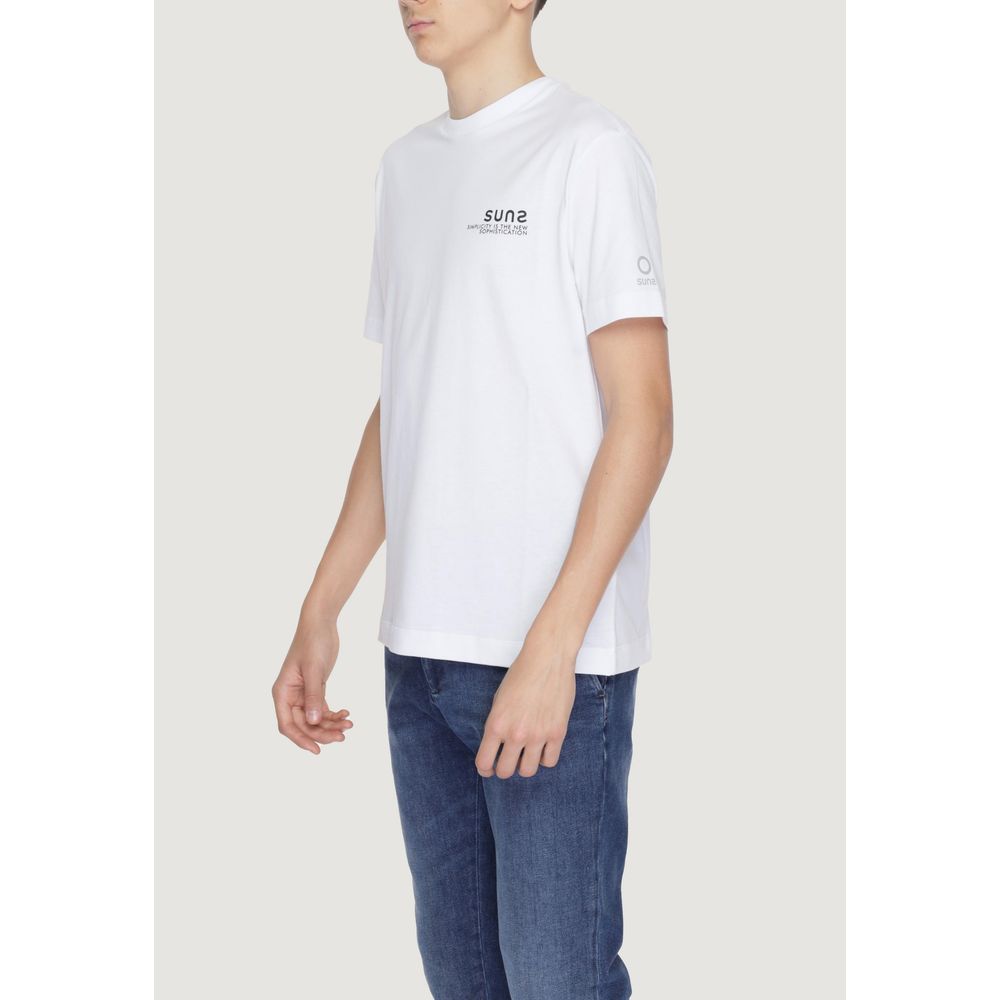 Hvid bomulds-T-shirt fra Suns