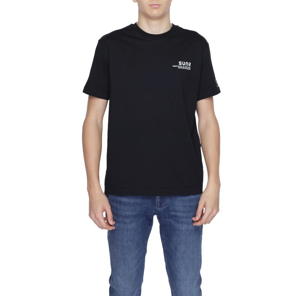 Sole sort bomulds-T-shirt
