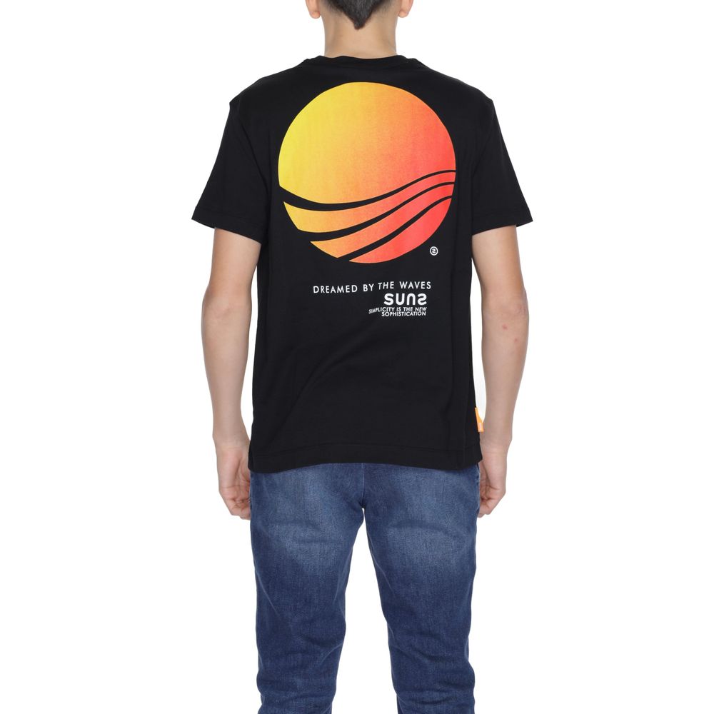 Sole sort bomulds-T-shirt