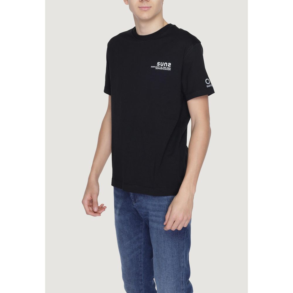 Sole sort bomulds-T-shirt