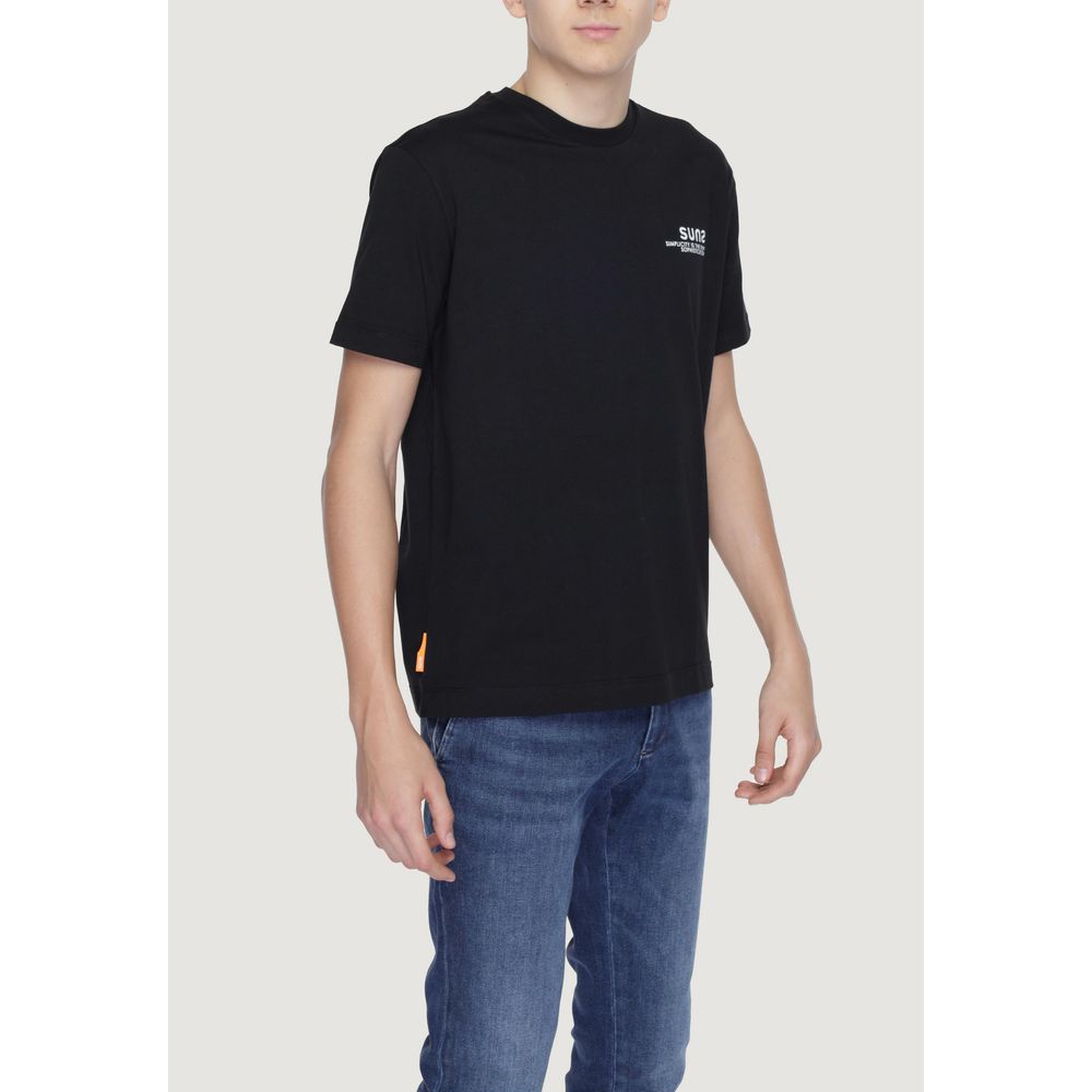 Sole sort bomulds-T-shirt