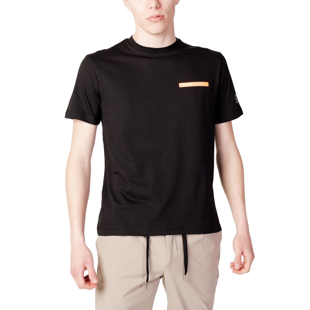 Sole sort bomulds-T-shirt
