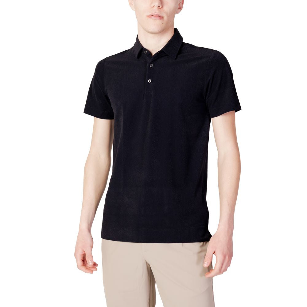 Suns sort polyester poloshirt
