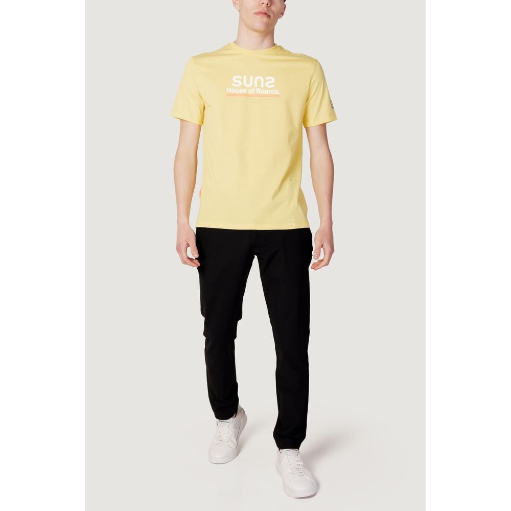 Suns Gul Bomulds T-shirt