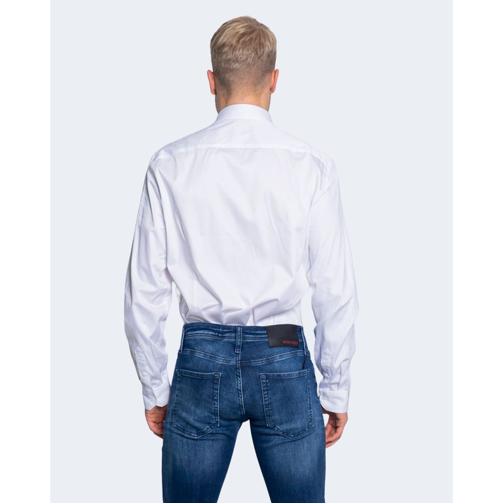 Armani Exchange Hvid Bomuldsskjorte