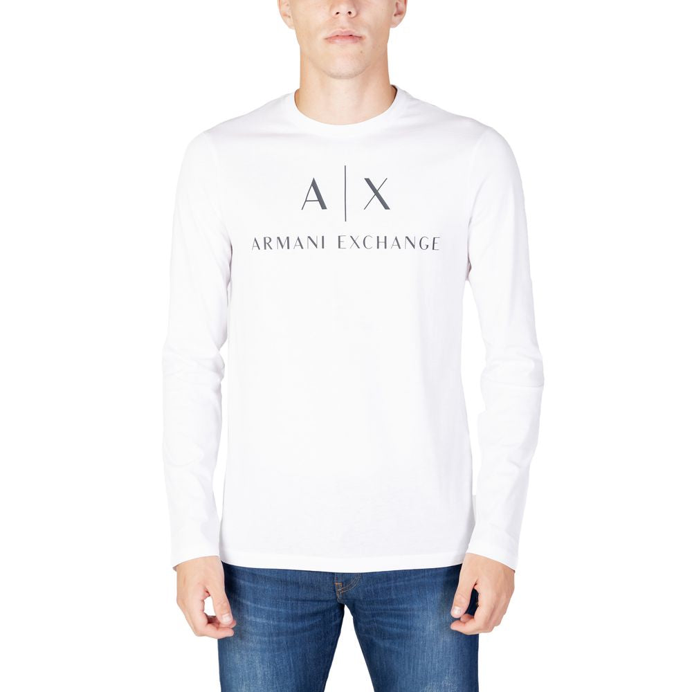 Armani Exchange Hvid Bomuldsskjorte
