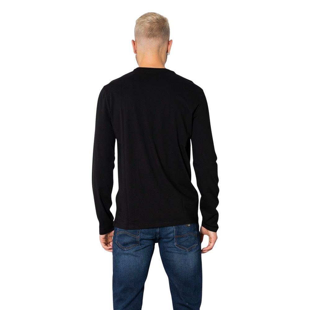 Armani Exchange sort bomuldsskjorte