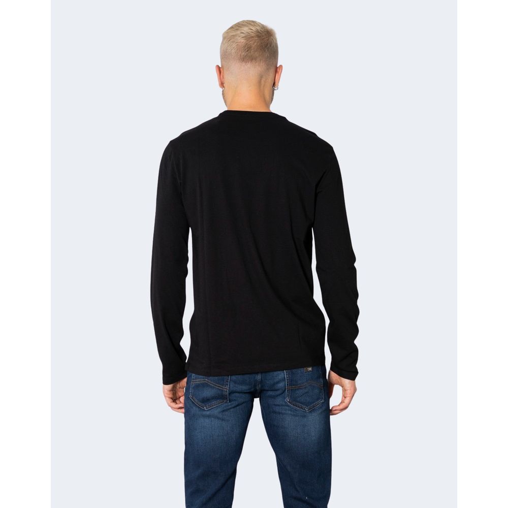 Armani Exchange sort bomuldsskjorte