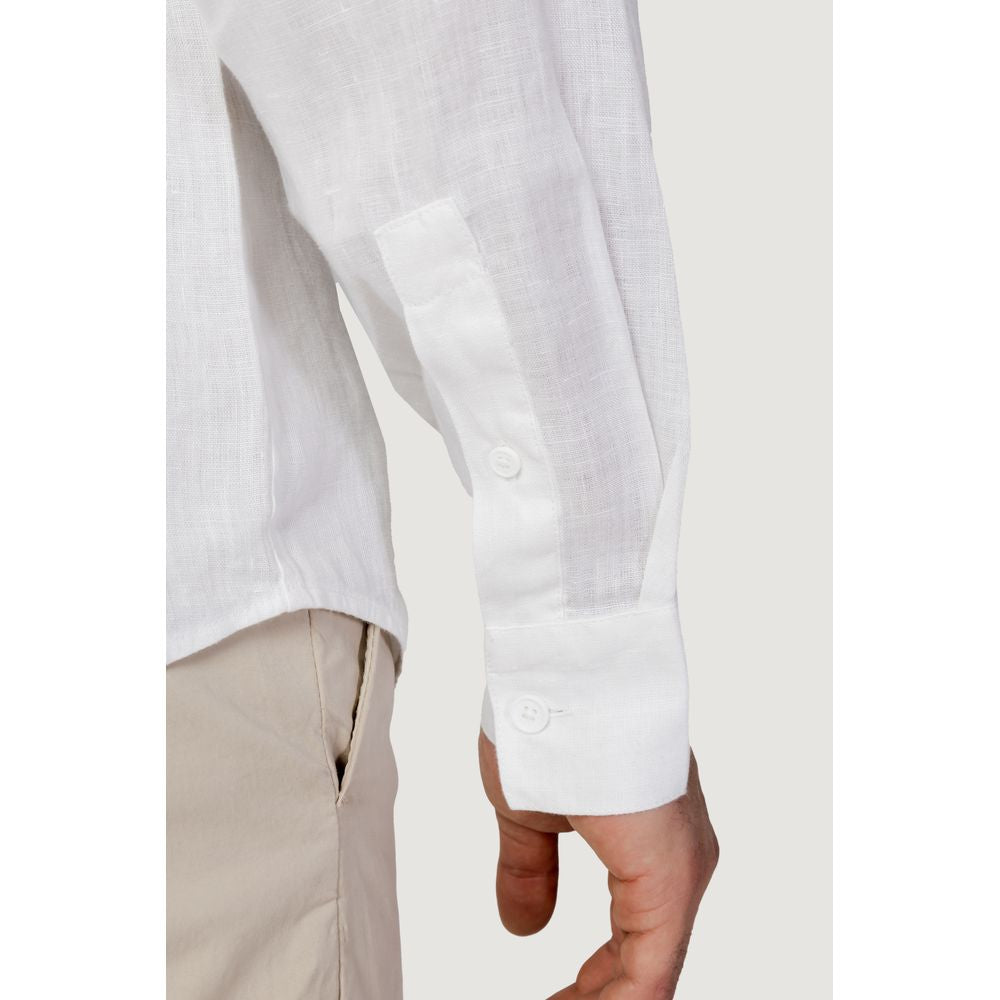 Armani Exchange Hvid Hørskjorte