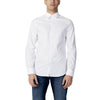Armani Exchange hvid bomuldsskjorte