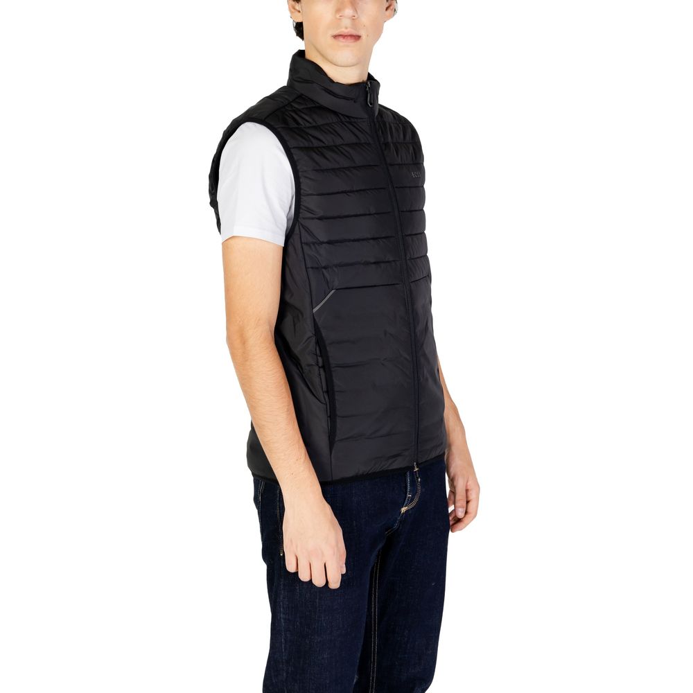 Hugo Boss sort polyesterjakke