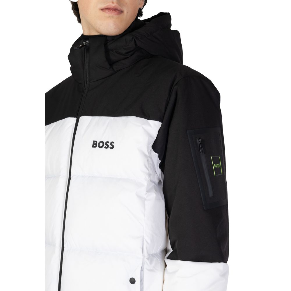 Hugo Boss Hvid Jakke i Genbrugspolyester