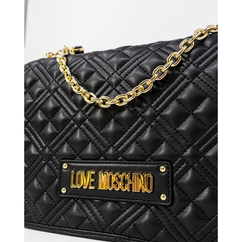 Love Moschino sort polyethylen håndtaske