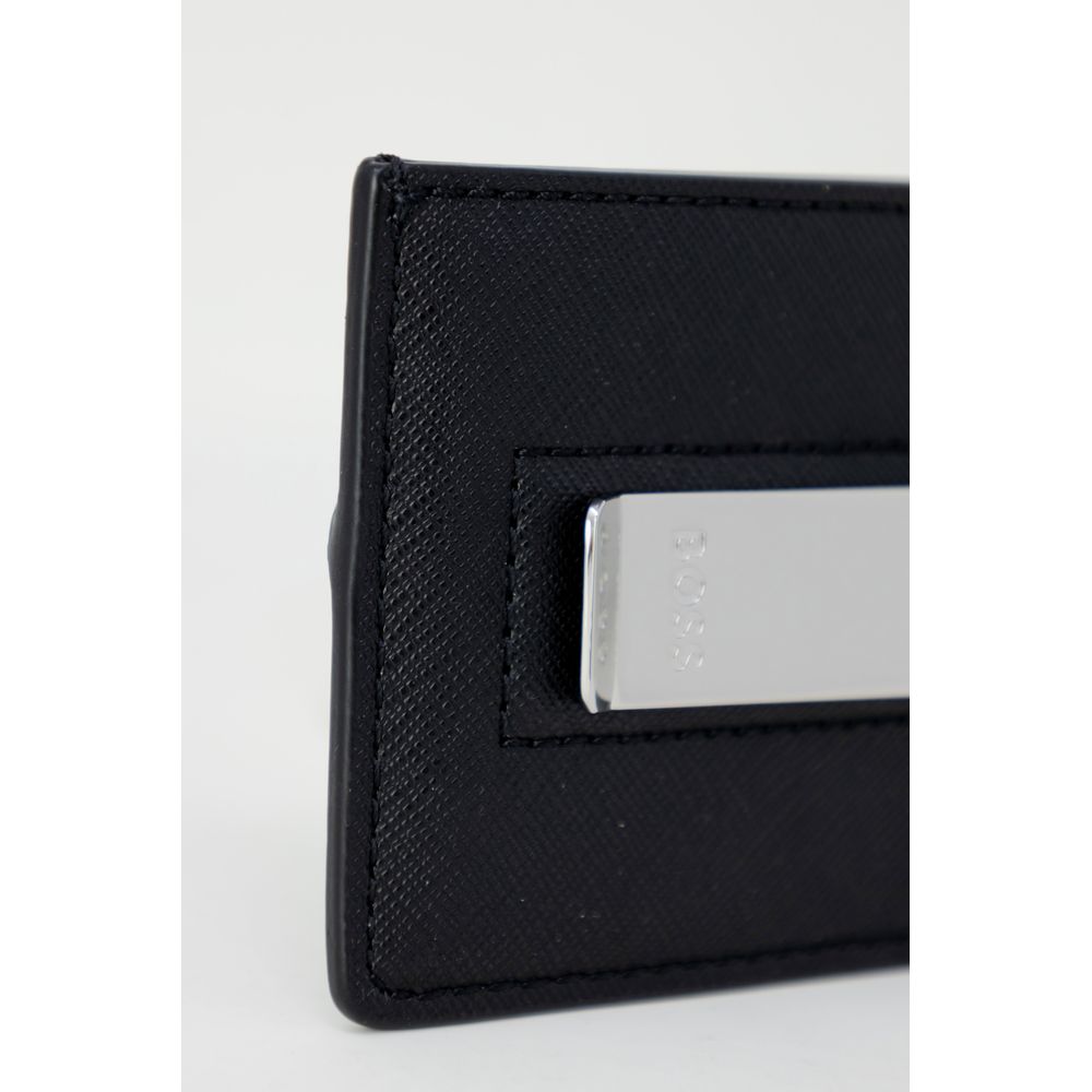 Hugo Boss sort polyamid pung