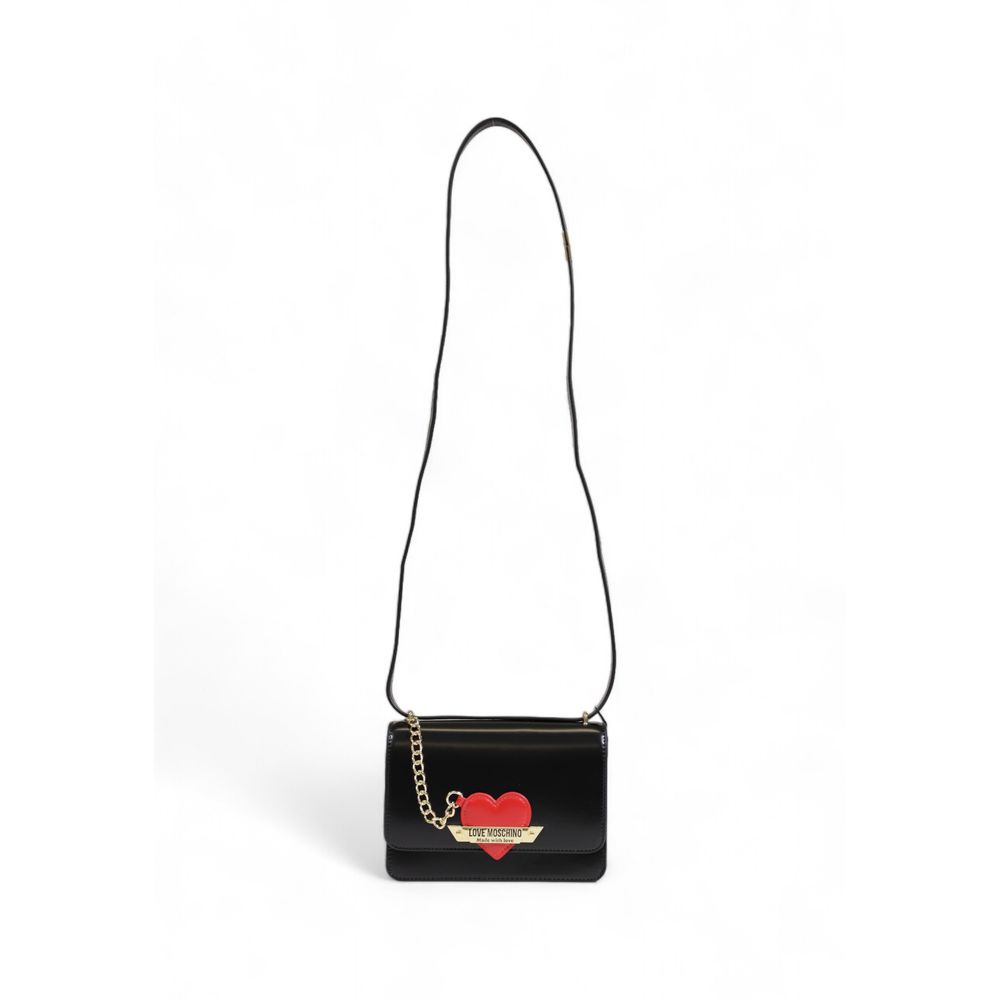 Love Moschino sort polyethylen håndtaske