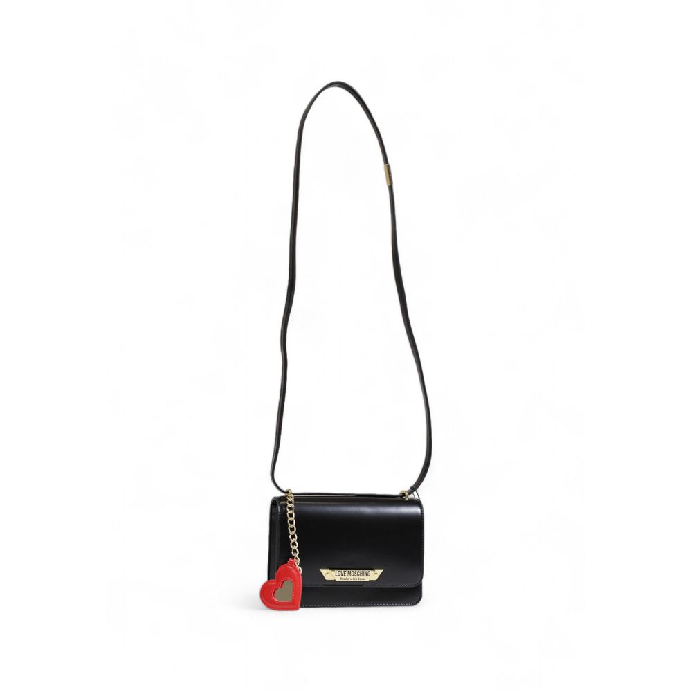 Love Moschino sort polyethylen håndtaske
