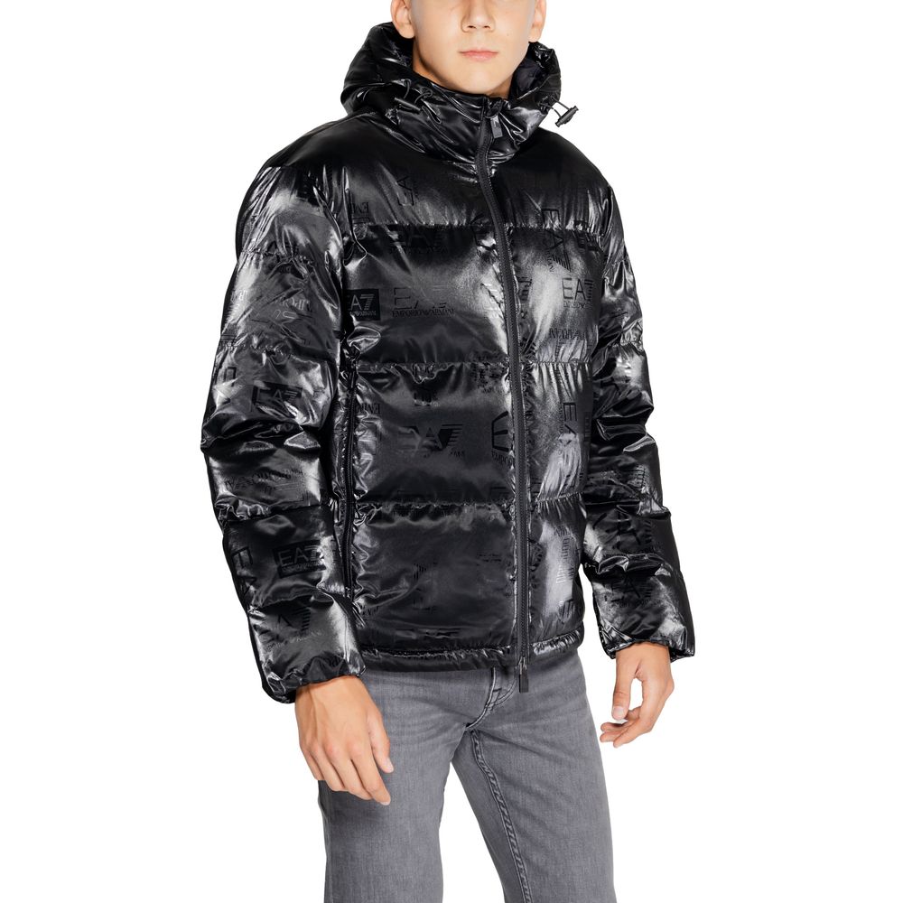 EA7 Emporio Armani Sort Polyesterjakke