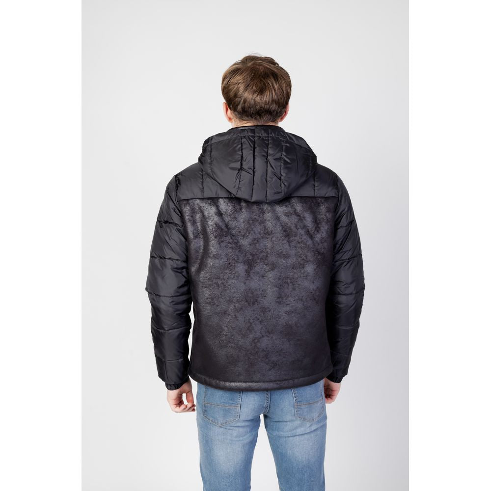 EA7 Emporio Armani Sort Polyesterjakke