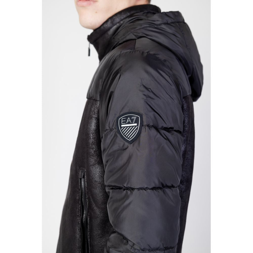 EA7 Emporio Armani Sort Polyesterjakke