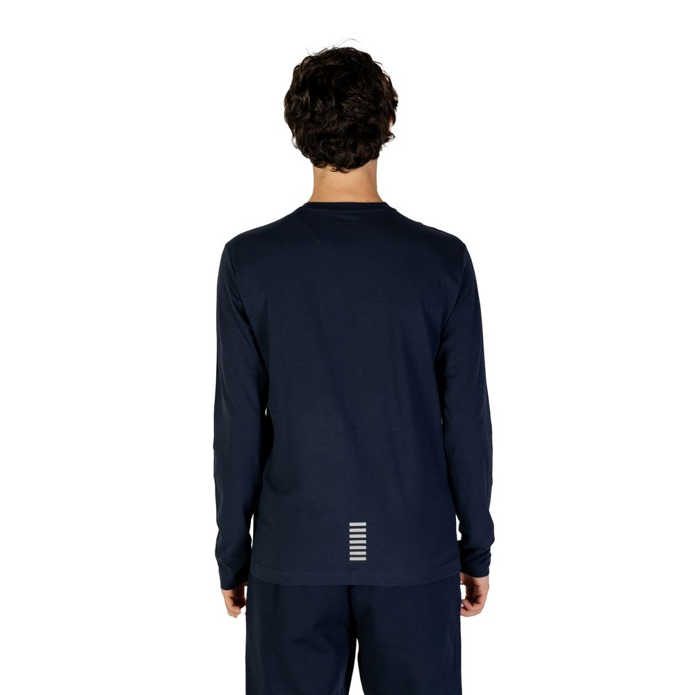 EA7 Emporio Armani Blå Bomuldsskjorte