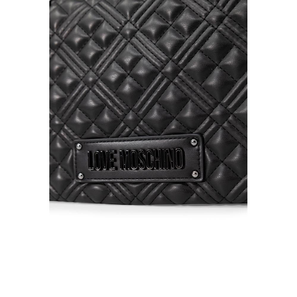 Love Moschino sort polyethylen håndtaske