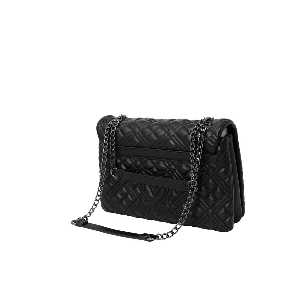 Love Moschino sort polyethylen håndtaske