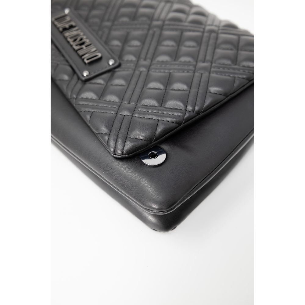 Love Moschino sort polyethylen håndtaske